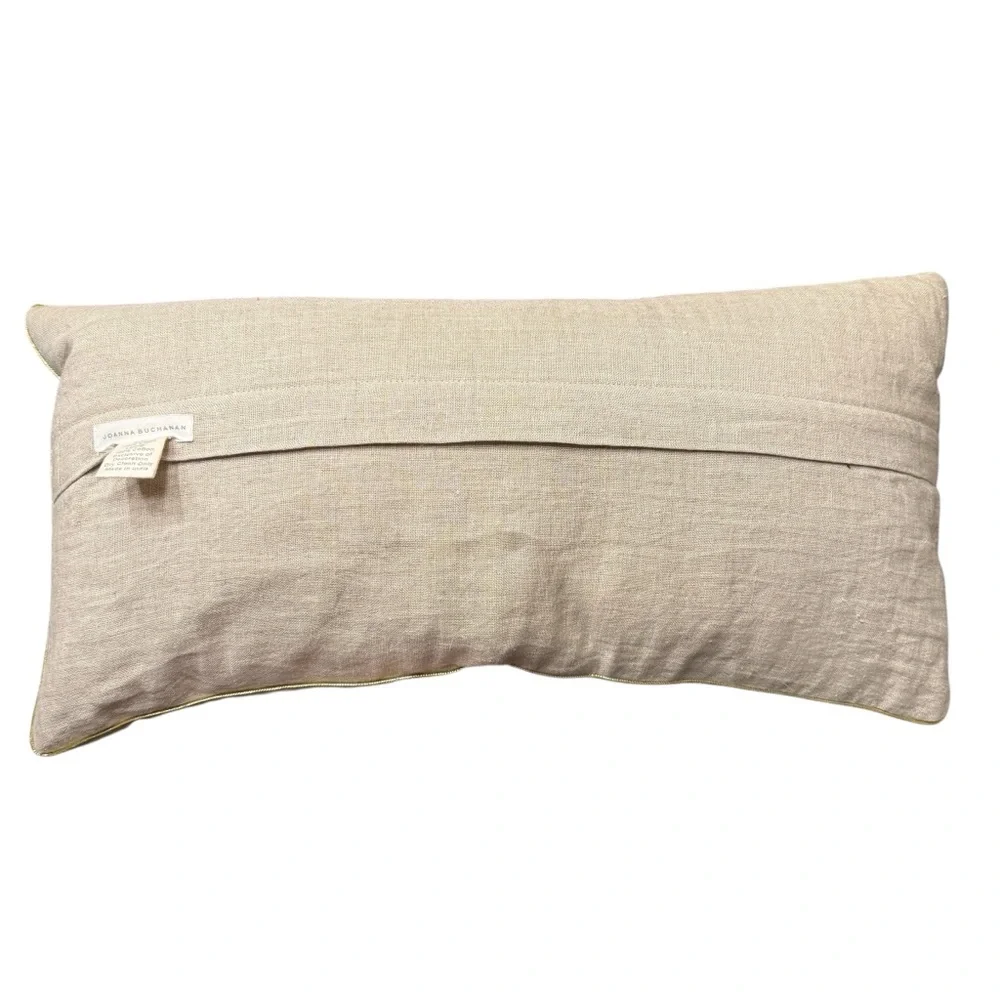 Joanna Buchanan Embellished Moon Graphic Linen Pillow